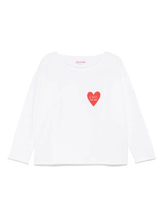 Juvia cotton-blend t-shirt - White