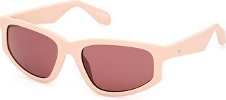 adidas OR0107 73S Womens Sunglasses Pink Size 55