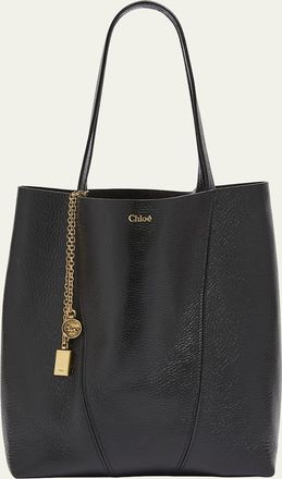 Chloé Spin Medium Tote Bag in Leather