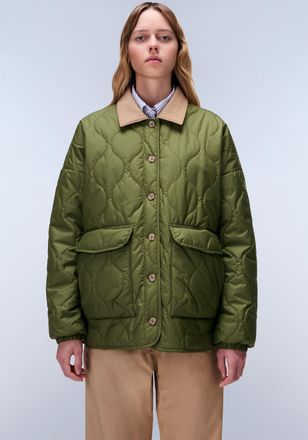 Napapijri Wendejacke »A-SECRET W SPHAGNUM G1V« ohne Kapuze Mit hochwertigem Markenlogo am Ärmel