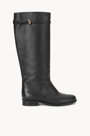 Staud Womens Harlow Riding Boot In Black