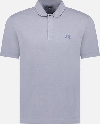 C.P. Company Mens CP Company Short Sleeve Jersey 1020 Polo-Shirt Lavender - Purple - Size: 40