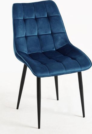 Regalos Miguel Sillas Comedor - Silla Cade Terciopelo - Azul