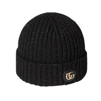 Gucci Gorro Double G - Accessories - Mujer - Negro - M