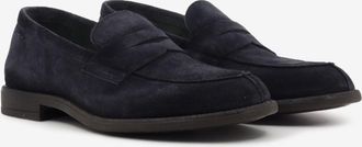 Alexander Hotto Mocassino in suede Fuji blu