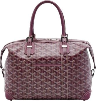 Goyard Pre-owned Boeing 30 - Dames - Vintage Weekendtas - Rood - ONE Size - Leer - Vintage