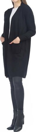 Papillon Cardigan With Pockets In Black
