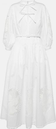 Oscar De La Renta Cotton blend maxi dress