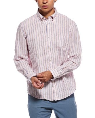 Brooks Brothers Linen Seasonal Pattern Shirt