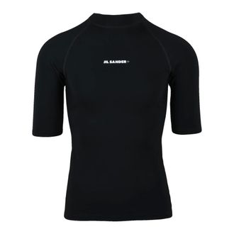 Jil Sander T-Shirts, male, Black, Size: M T-Shirt