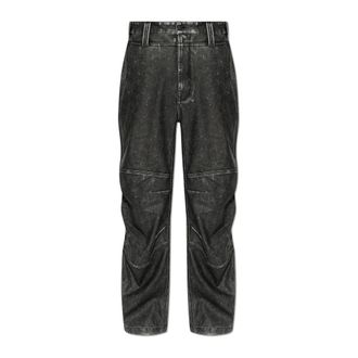 Diesel P-Delly-Njcj Broeken - Heren - Broeken - Zwart - Maat: XL Leer