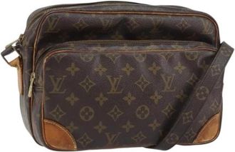Louis Vuitton Pre-owned Vintage Cross Body Bag - Dames - Vintage Schoudertas - Bruin - ONE Size - Vintage