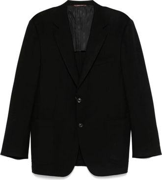 Canali Stijlvolle Jas voor Mannen - Heren - Blazers - Zwart - 7XL - Jassen