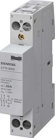 SIEMENS Contactor Siemens 20a 230vac 1no+1nc 1um Acc 5tt58010