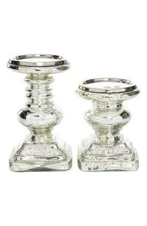 Uma Set of 2 Soda Lime Glass Candle Holder at Nordstrom Rack
