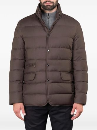 Moorer Ilvo button-padded jacket - Bruin