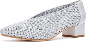 David Tate Gretchen Womens 1-2 inch heel Shoes Gray Fabric : 10.5 WW (EE), Textile