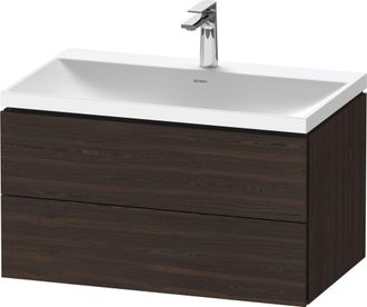 Duravit Duravit L-cube Conjunto En C Suspendido, 2 Cajones, Sin