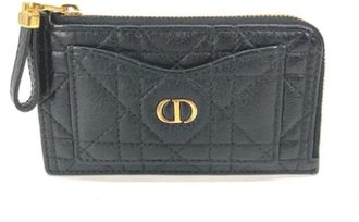 Dior Tweedehands leren portemonnees - Dames - Vintage Accessoires - Zwart - ONE Size - Leer - Vintage