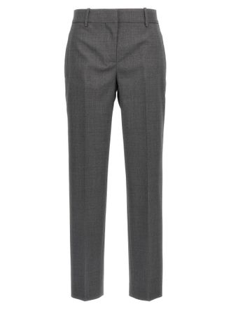 Ermanno Scervino Gray Virgin Wool Dress Womens Pants
