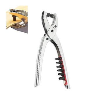 Trade Shop Trade Shop - Pinza Perforatrice Punzonatrice 6 Misure Per Bucare Cinture Borse 92864