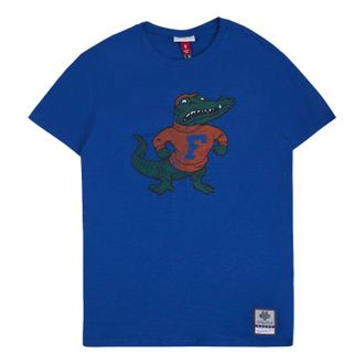 Mitchell & Ness Mens Ncaa Legendary Slub Gator Tee In Blue