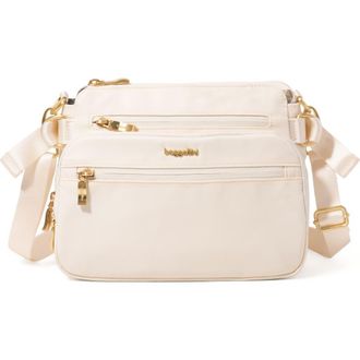 Baggallini Marais Crossbody Bag in Coconut Twill at Nordstrom