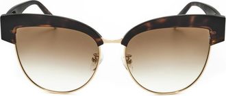 Escada Ladies Brown Round Sunglasses SESA61F-2
