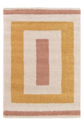 AFK Living Alfombra infantil gruesa y c&oacute;moda amarillo 200 x 290 cm