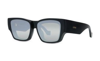 Loewe Smoke Mirror Square Unisex Sunglasses LW40172U 01C 56
