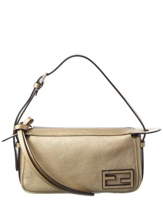 Fendi Fendi Simply Fendi Mini Leather Shoulder Bag