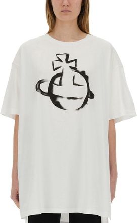 Vivienne Westwood Stencil Orb Oversized T-Shirt-Donna