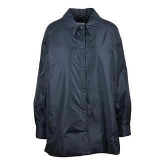 Aspesi Dames, Jassen, Blauw, Maat: M Polyamide