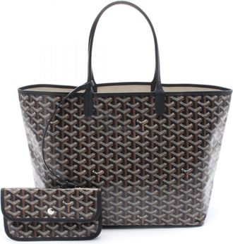 Goyard Coated Canvas Black Tote Bags