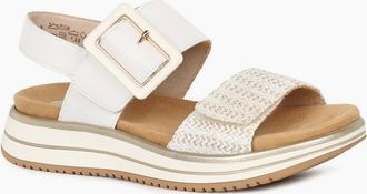 Remonte Womens Manila Womens Sandals - White - Size: 6.5