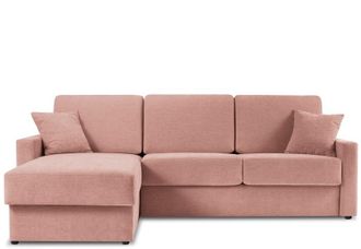 BLOOMINGLOFT 3-Sitzer Ecksofa Portia mit Bettfunktion (120 x 195 cm) Eckteil links