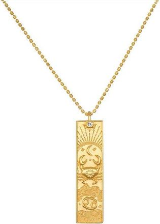 Satya Jewelry Story of Zodiac Necklace in Cancer at Nordstrom