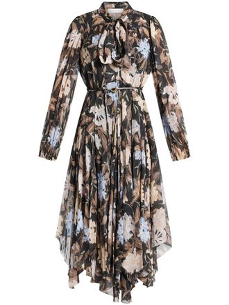 Zimmermann Abito Eden lungo - Nero