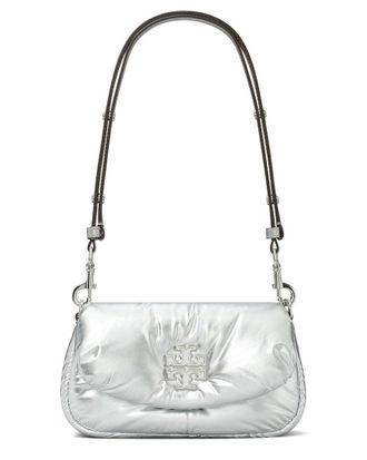 Tory Burch Britten Metallic Puffy Convertible Crossbody