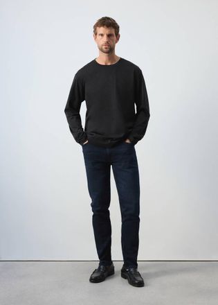 Mango T-shirt 100% cotone extra morbido regular fit nero - Uomo - XXL - MANGO MAN