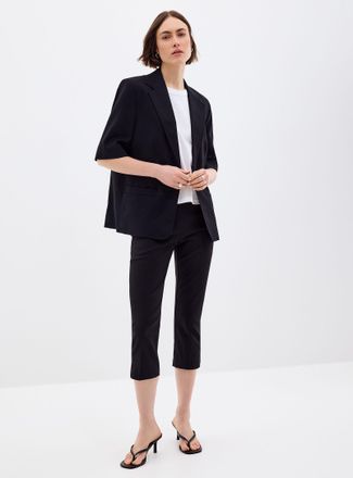 Contemporaine Womens Ultra-comfortable bengaline capri pant Fit: Slim leg, regular rise