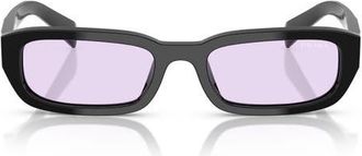 Prada 53mm Rectangular Sunglasses in Violet at Nordstrom