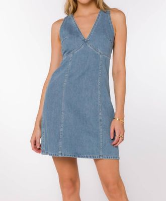 Velvet Heart Scorpio Mini Dress In Vintage Havana