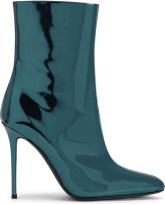 Giuseppe Zanotti 105mm Brytta boots - women - Fabric/Leather - 37 - Blue