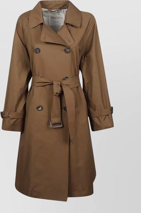 Max Mara trench coat double breasted belted waist