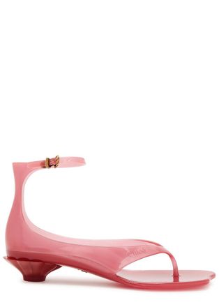 Chlo&eacute; 25 Logo Jelly Sandals - Pink - 36 (IT36/ UK3)