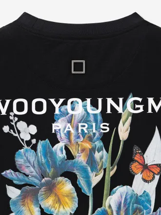 Wooyoungmi Graphic Back Print T-Shirt - Black