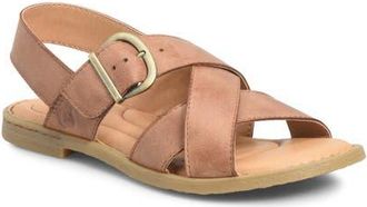 B&oslash;rn Beebe Sandal in Brown Leather at Nordstrom, Size 10