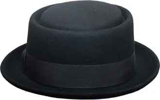 Generic Classic Pork Pie Hat, Unisex Adult Fashion Headwear, Multiple Colours Available (UK, Alpha, XS, Standard, Black)