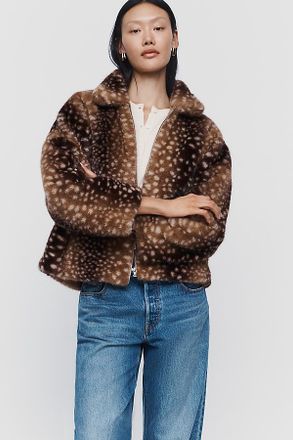 the frolic Aspen Faux Fur Jacket